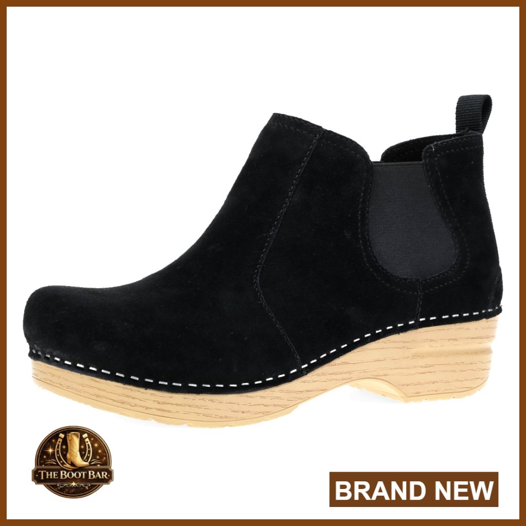 Leather Mules Classic Comfort Arch Support Anti-Fatigue Rocker Bottom Chic